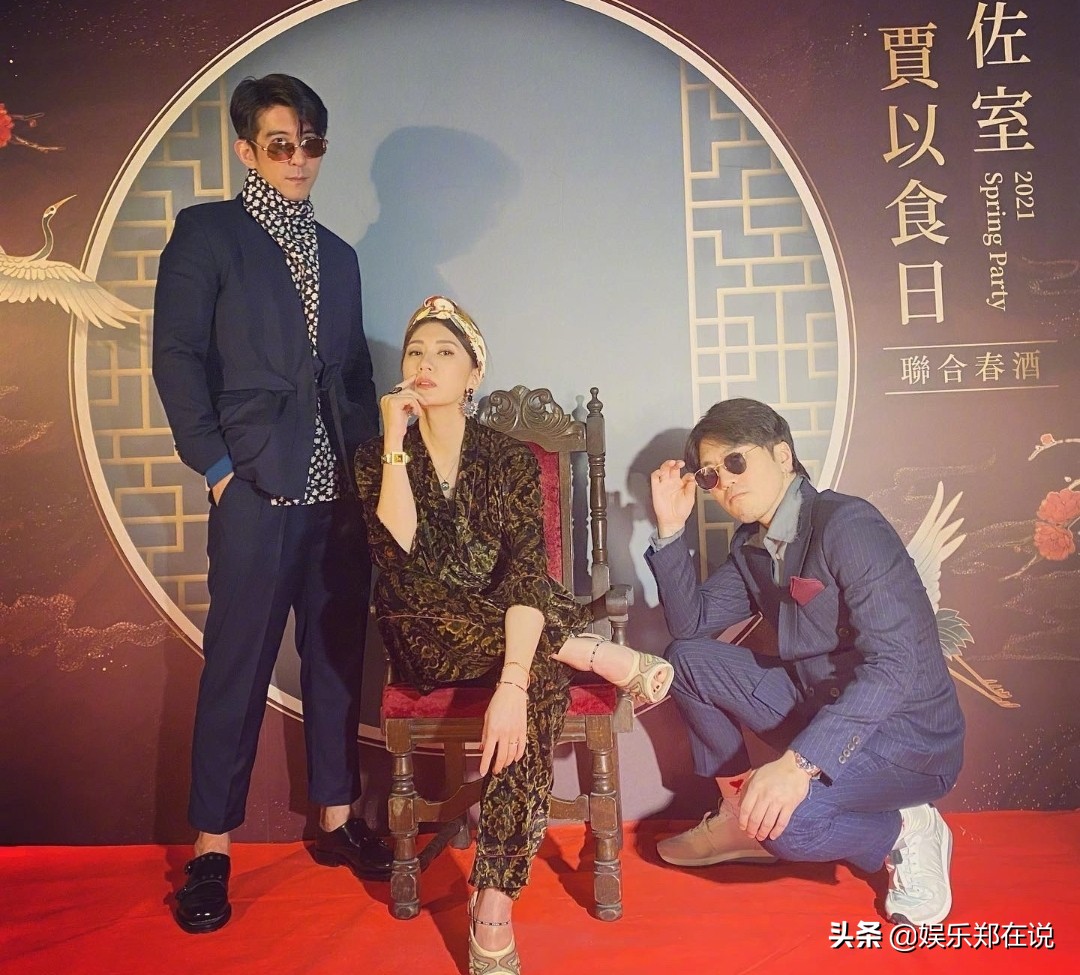 梧桐妹首次和賈靜雯、修傑楷合體拍大片，長腿吸睛，越長越好看了