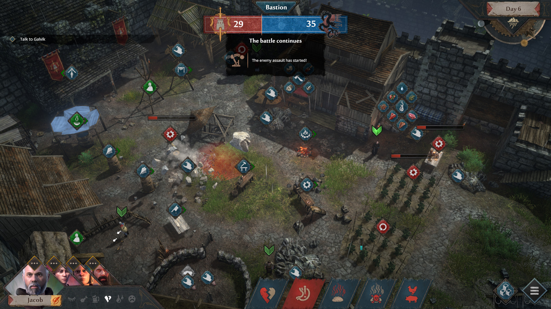 一款中世纪题材的策略守城游戏