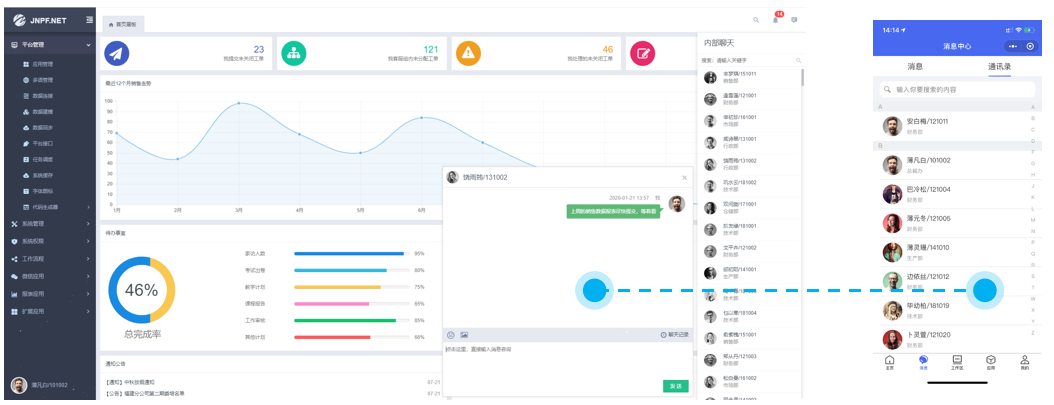JNPF快速开发框架的八大功能介绍