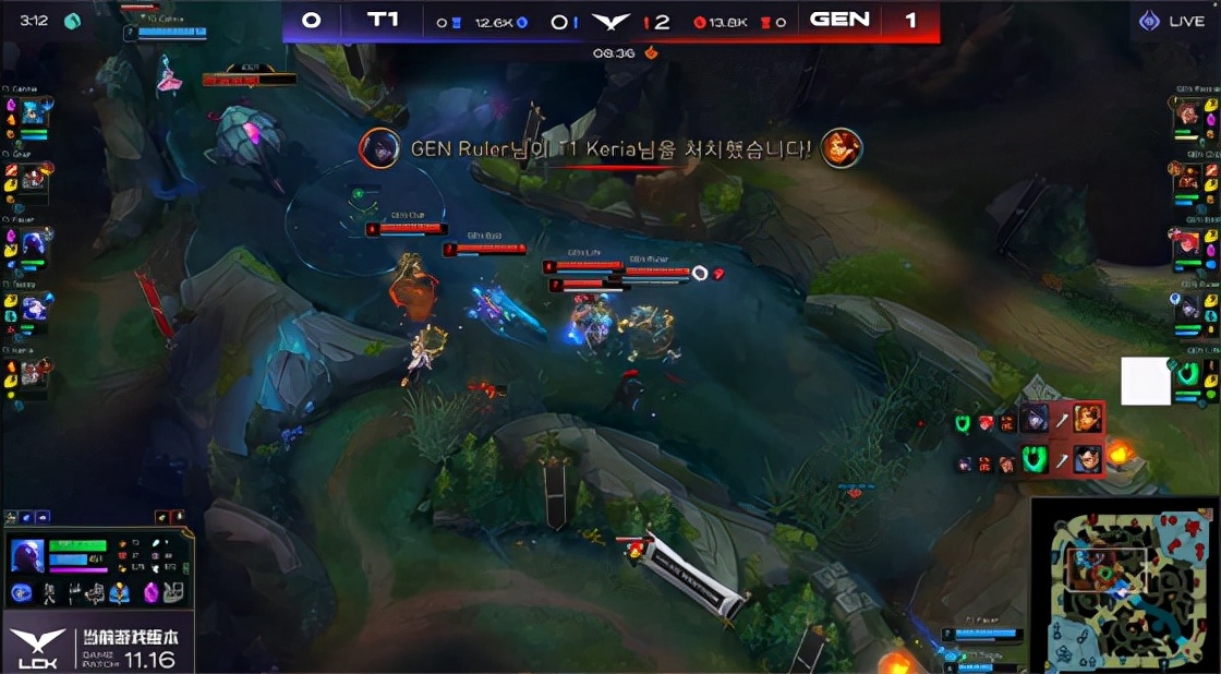 LOL-LCK：TeddyEZ一打四怒砍三杀，T1让一追三击败GEN重返S赛