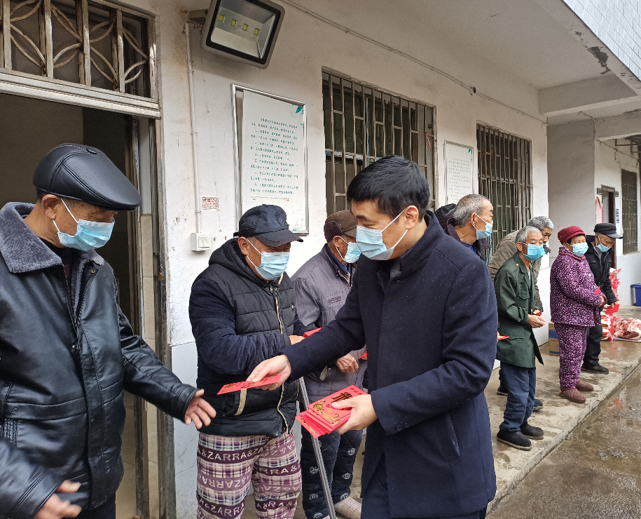 春节慰问送温情  情系民生暖民心