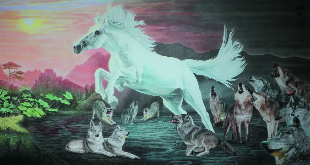 意正笔工凛风神——工笔国画家李吉会作品鉴赏