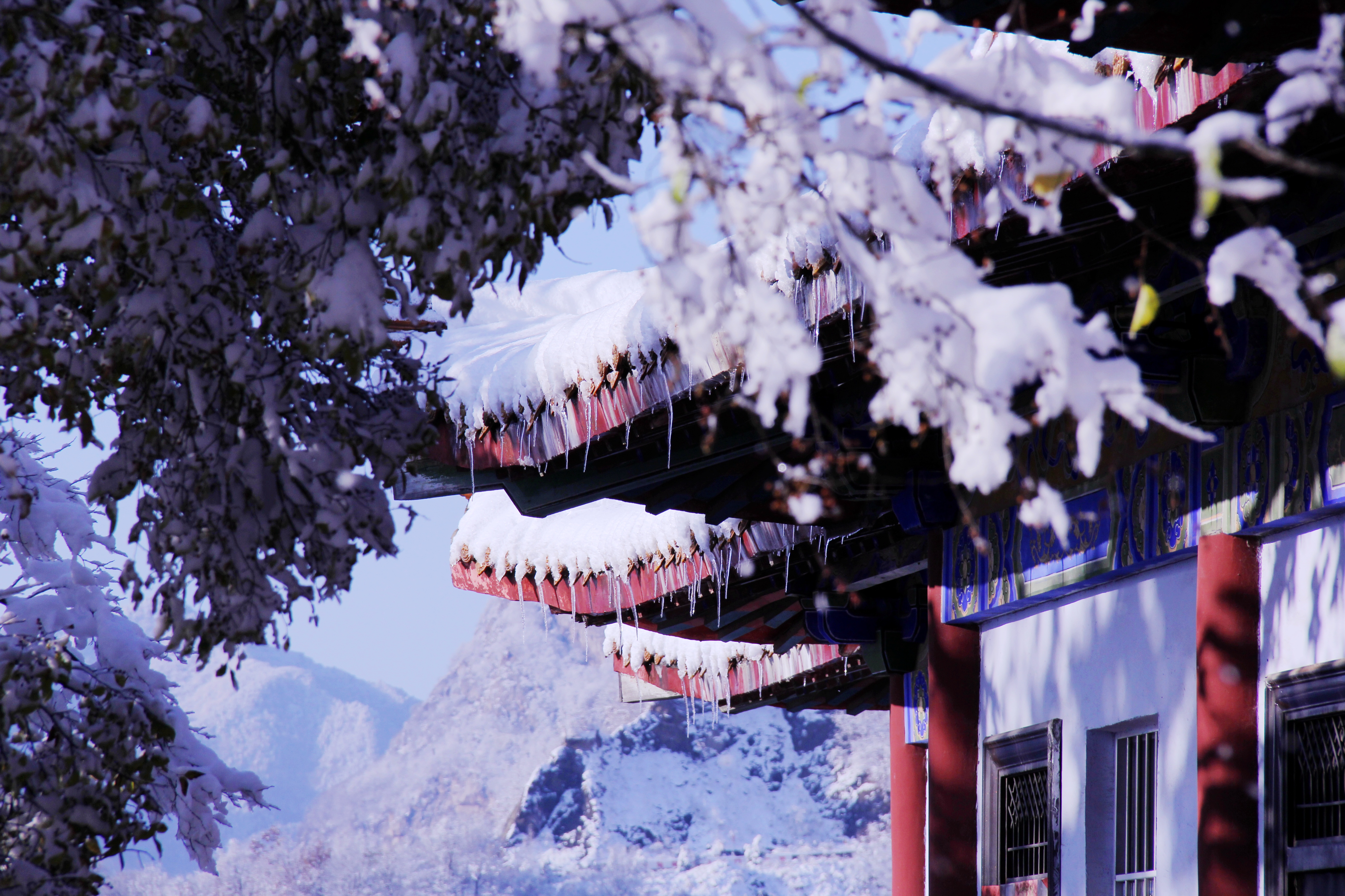 Snowed Bai Yunshan, had you seen? 