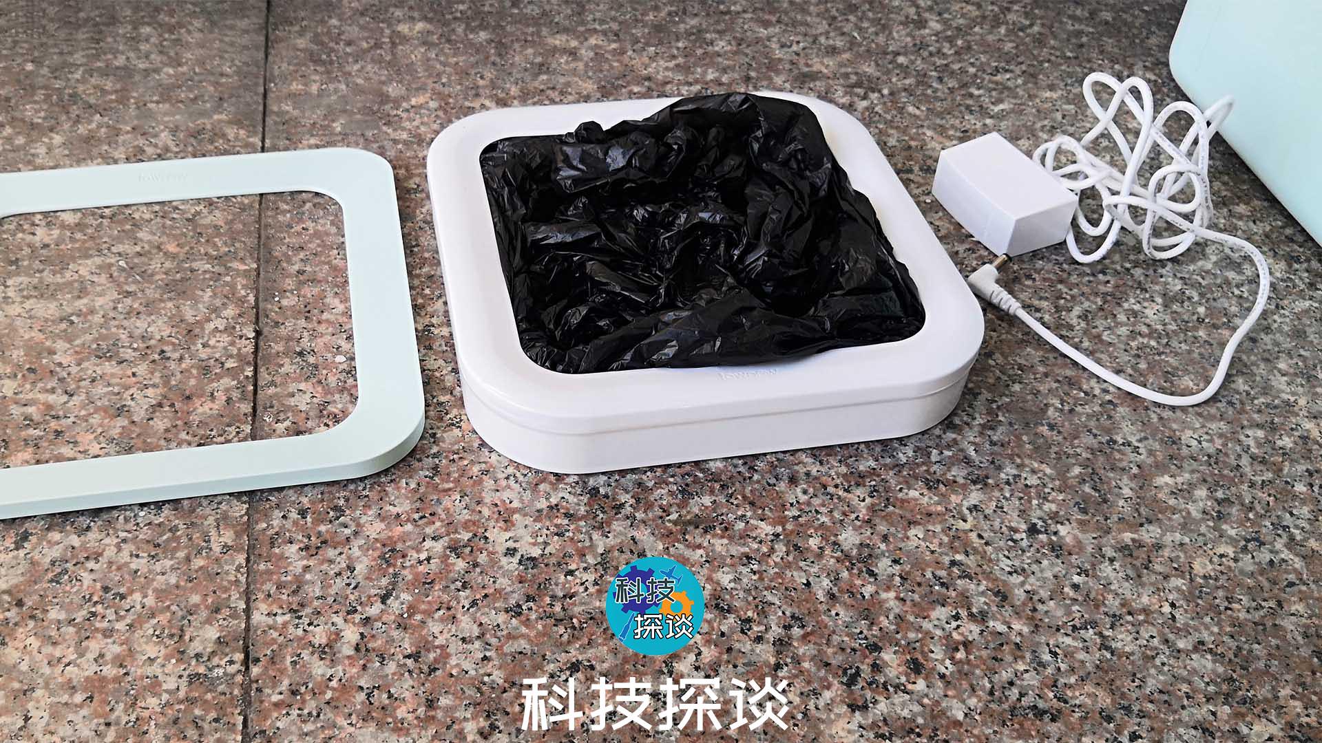 自動打包，優(yōu)雅的套垃圾袋，拓牛T1垃圾桶助力垃圾分類