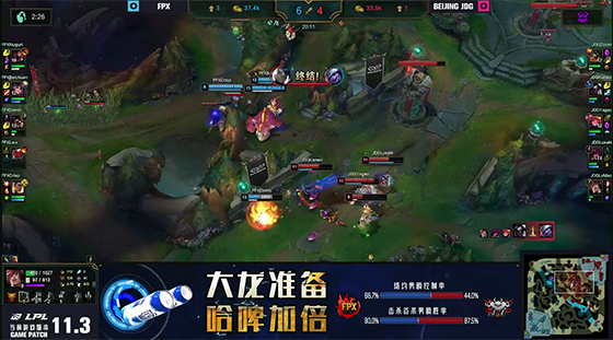 LOL: Doinb is absolutely vivid nightmare rhythm chokes, FPX 2-0 beats JDG