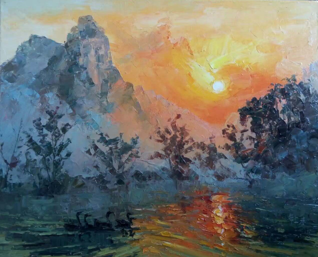 薛宝春:油画风景写生感悟与创作的主观性表达