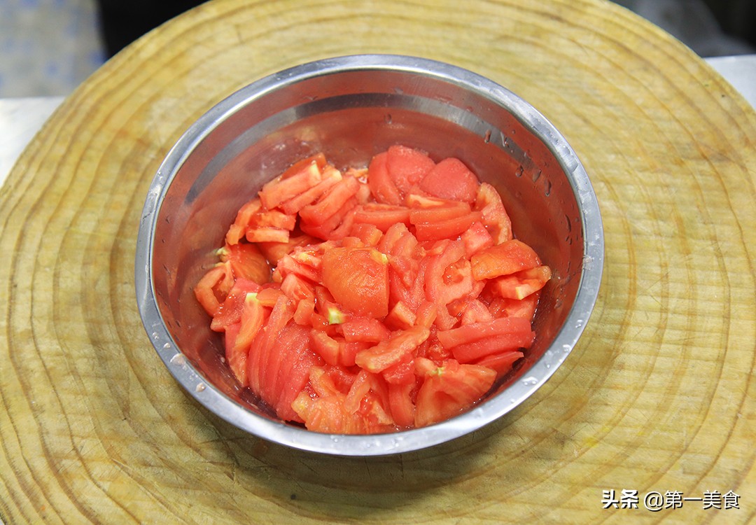 图片[3]-【番茄肉片】做法步骤图 汤汁酸爽 夏天开胃菜-起舞食谱网