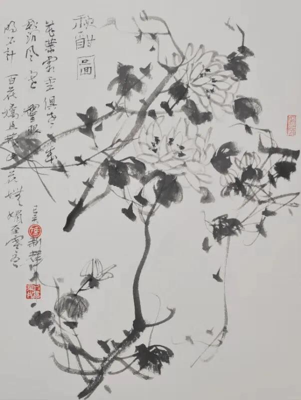 轻点彩墨    情趣丛生——著名画家马新辉花鸟山水雅赏