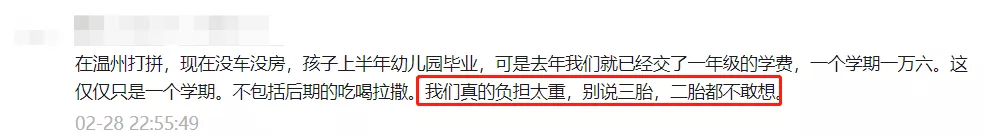 你为什么不愿意再生一个孩子?