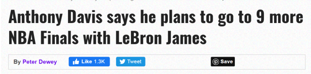 計劃和詹皇再打九次總冠軍賽！一眉哥在G1賽前放出豪言，他已做出選擇？-黑特籃球-NBA新聞影音圖片分享社區