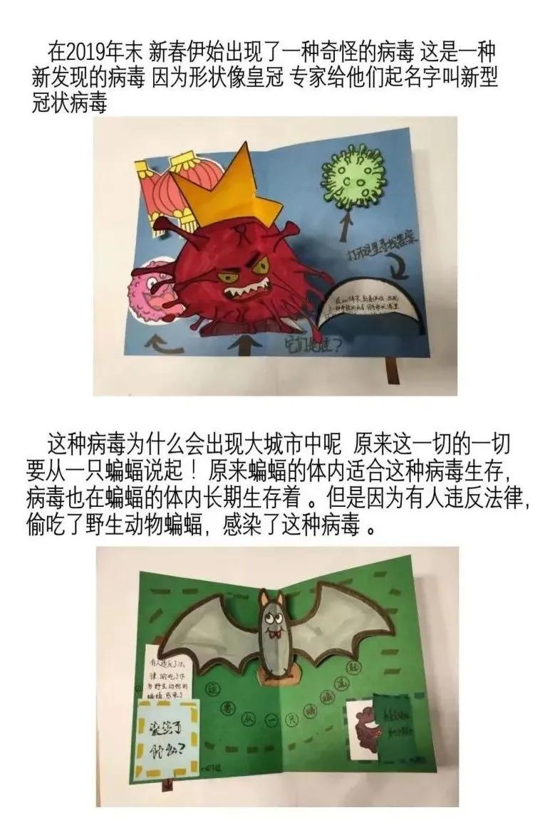 健康科普大赛获奖作品展示⑥|自制手绘宝宝图册——新冠战“疫”