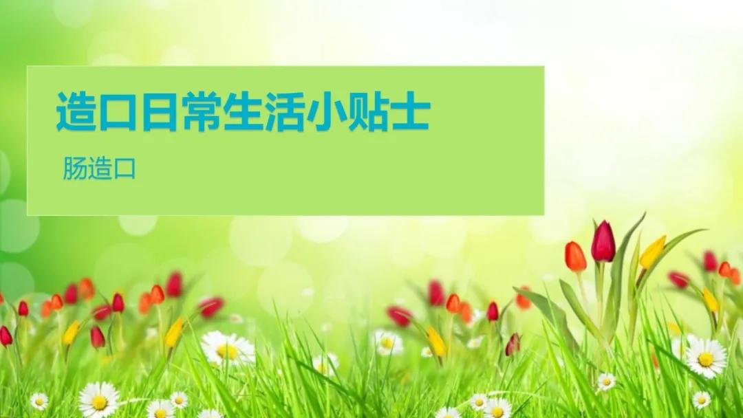 健康科普大赛获奖作品展示⑦丨肠造口术后患者健康教育