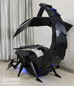 酷炫到沒朋友！ 廠商推出蠍子款的可變形「肥宅快樂椅」