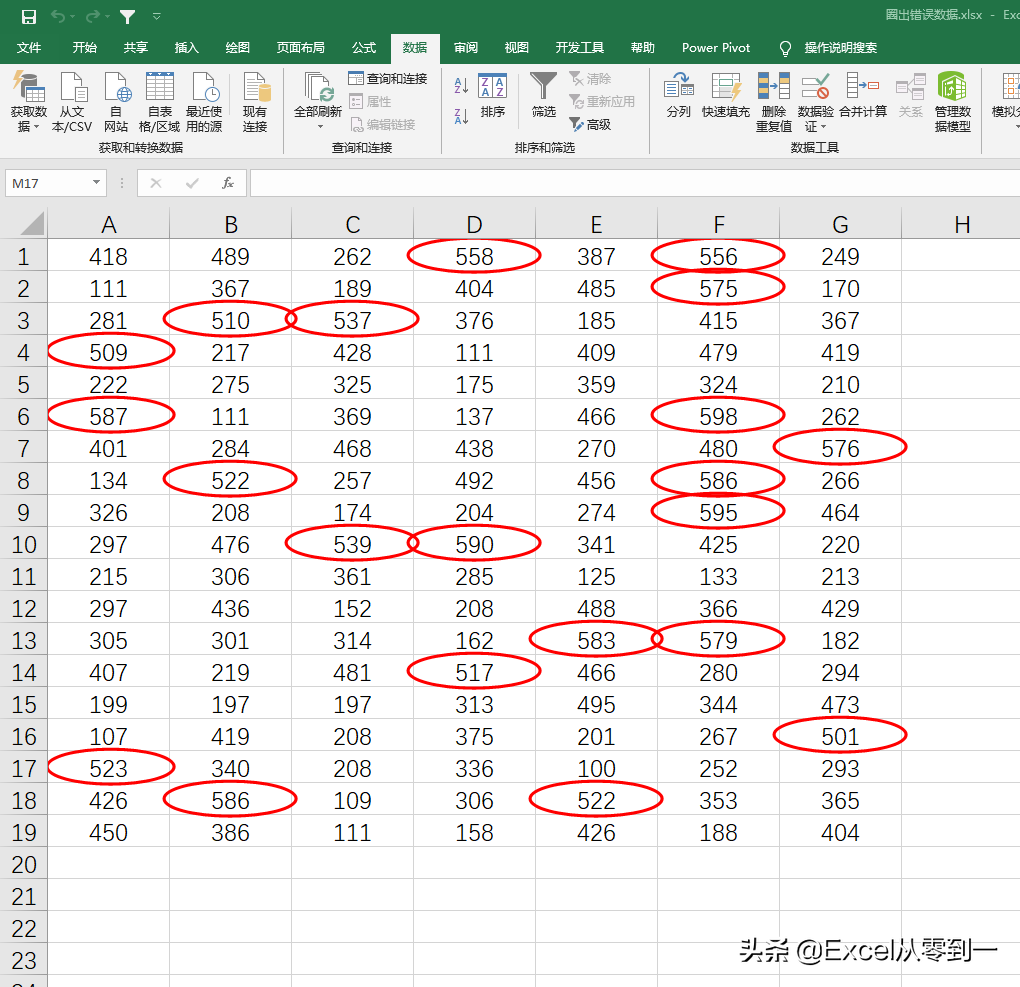 excel 使用数据验证自动的圈选出无效数据-英协网