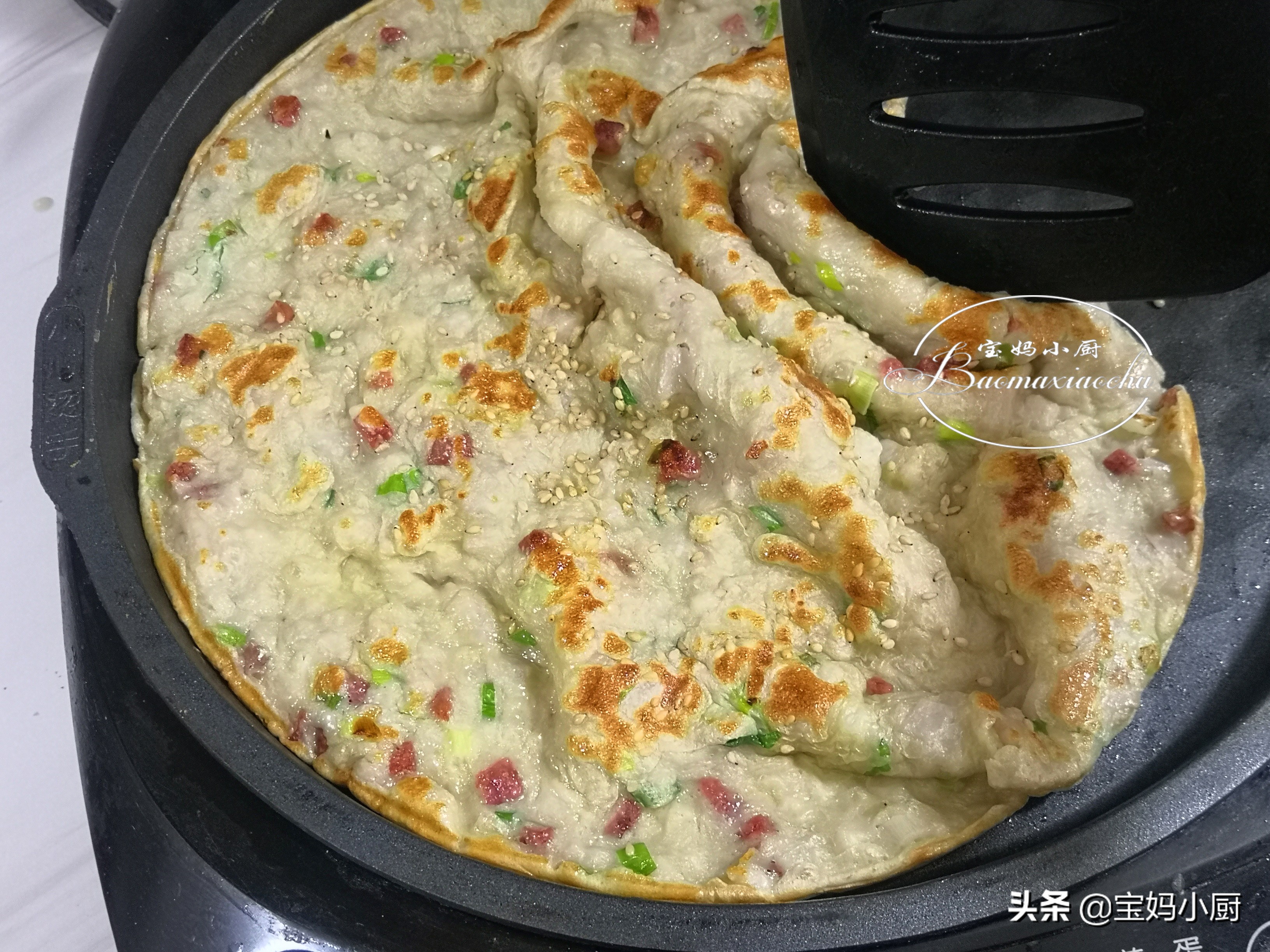 春季早餐，牛奶和雞蛋換個吃法，烙成餅老​​少都喜歡，營養又快手