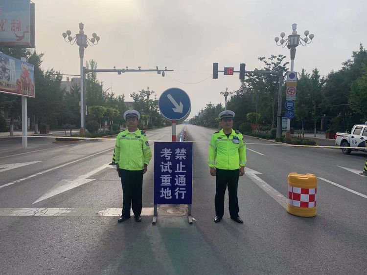 邯郸市交巡警肥乡大队全力护航高考