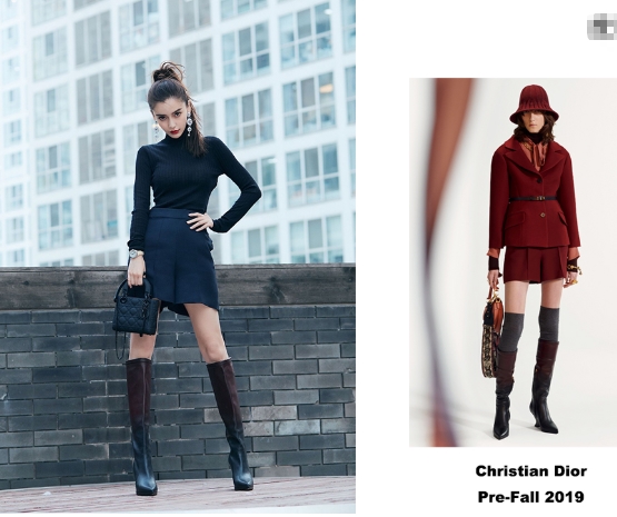 Angelababy早秋穿搭減齡又迷人！ 31歲看著還像小姑娘