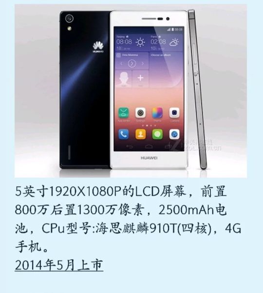 华为P系列手机发展史