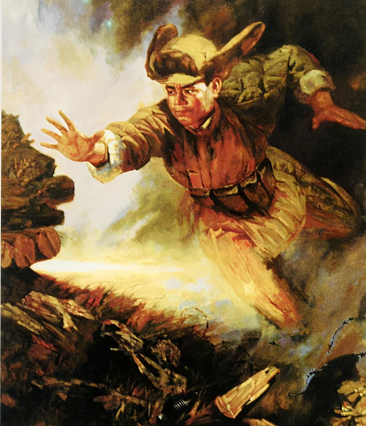 军长秦基伟接见上甘岭英模，大声问黄继光连来人没，全场无人回答