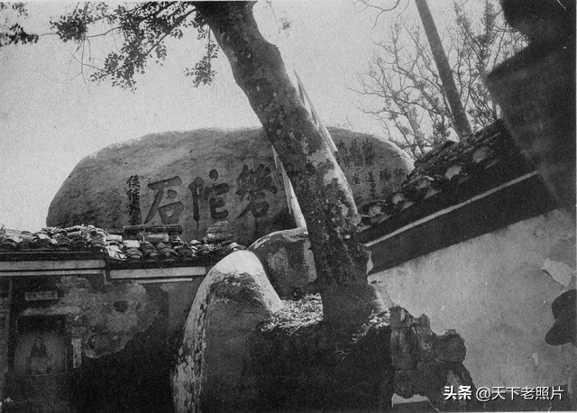 1908年浙江定海县老照片 百年前普陀山各寺庙美丽风光