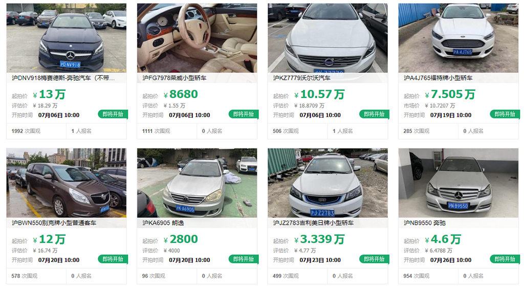 拍到8700万的卡牌有点坑，那1元起拍的奔驰敢买吗？