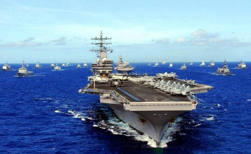 美国11艘航母350艘军舰同时参战，必将战无不胜？智库说出真话