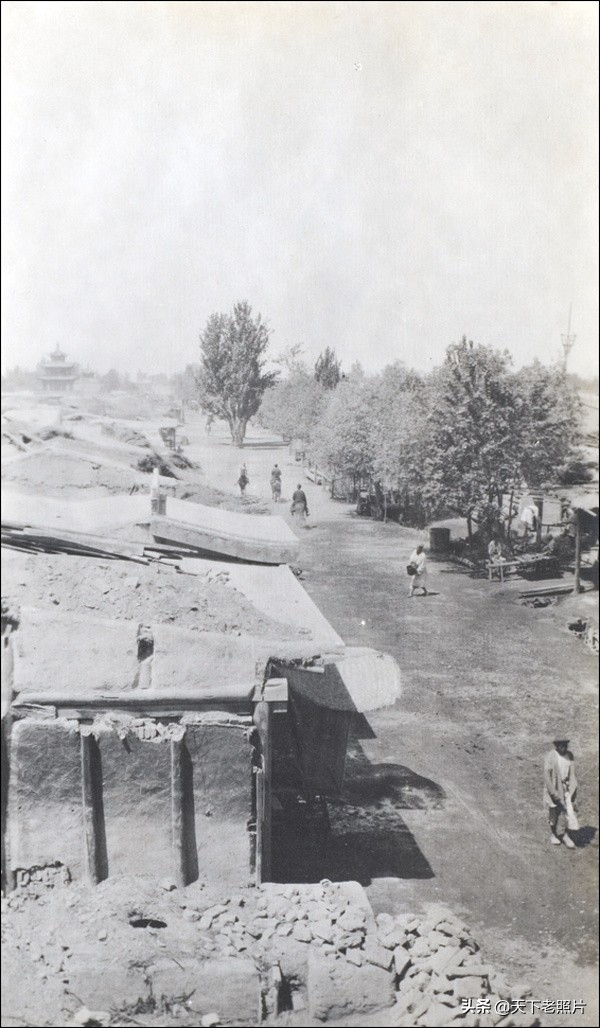 1910年 新疆惠远新城（今霍城县）城市与人物风貌照片