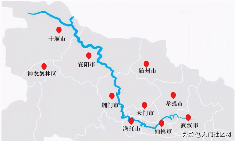天门是汉江大桥最多的县市