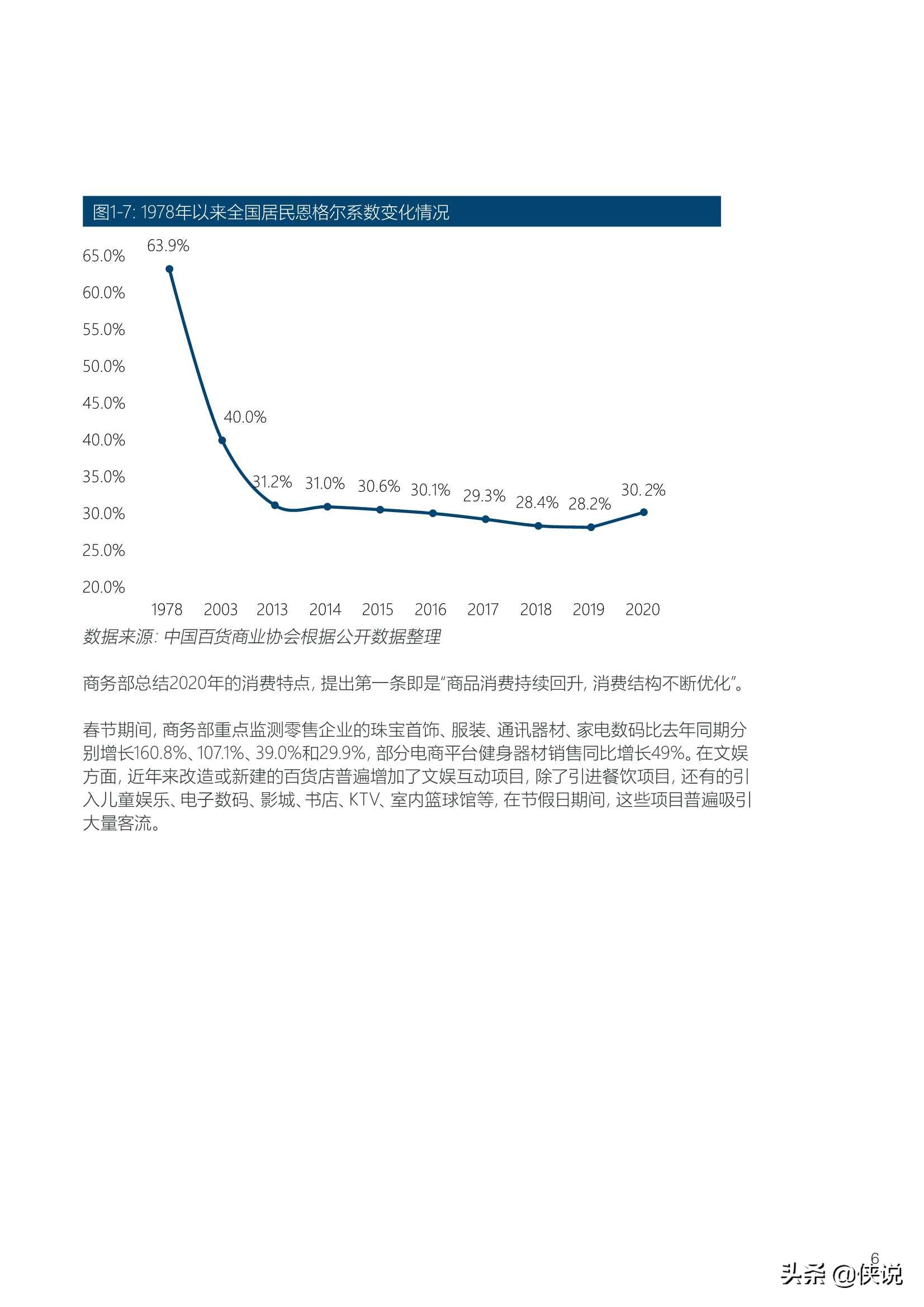 2020-2021年中国百货零售业发展报告