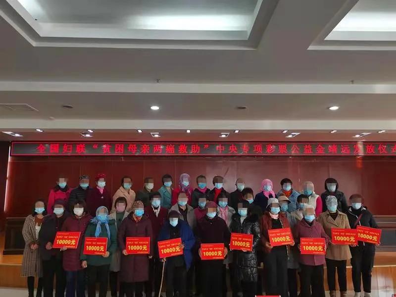 “两癌”救助，为困境母亲撑起一片蓝天——全国妇联、中国妇基会向我市“两癌”贫困母亲发放救助金89万元