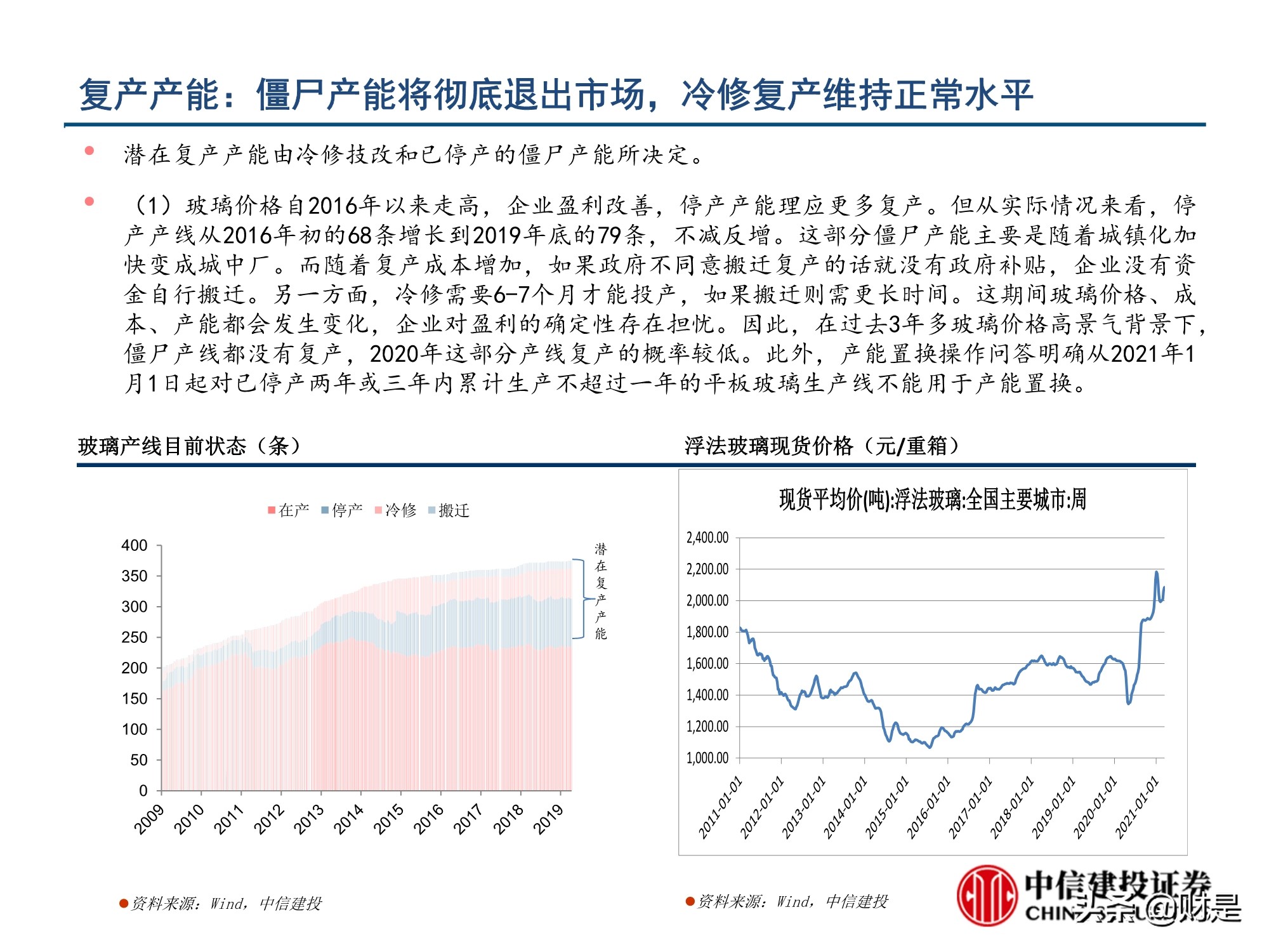 玻璃行业深度报告：玻璃行业格局优化，从向水泥靠拢到优于水泥