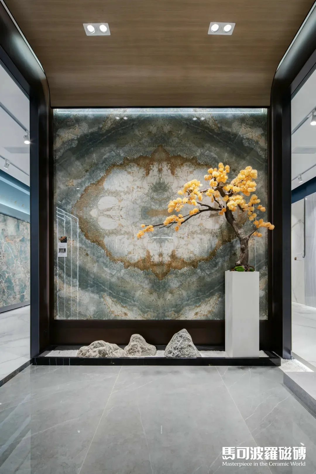 马可波罗瓷砖AI随机无限连纹,一脉相连,大有纹章