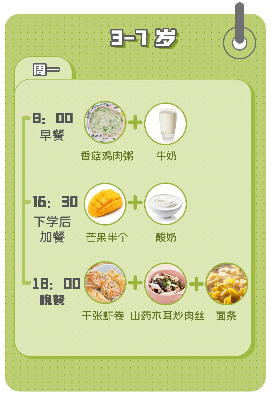 抓住“猛长期”尾巴!照着这个餐单来,娃的一日三餐都是营养满分 娃的一日三餐 第13张 抓住“猛长期”尾巴!照着这个餐单来,娃的一日三餐都是营养满分 娃的一日三餐 第13张