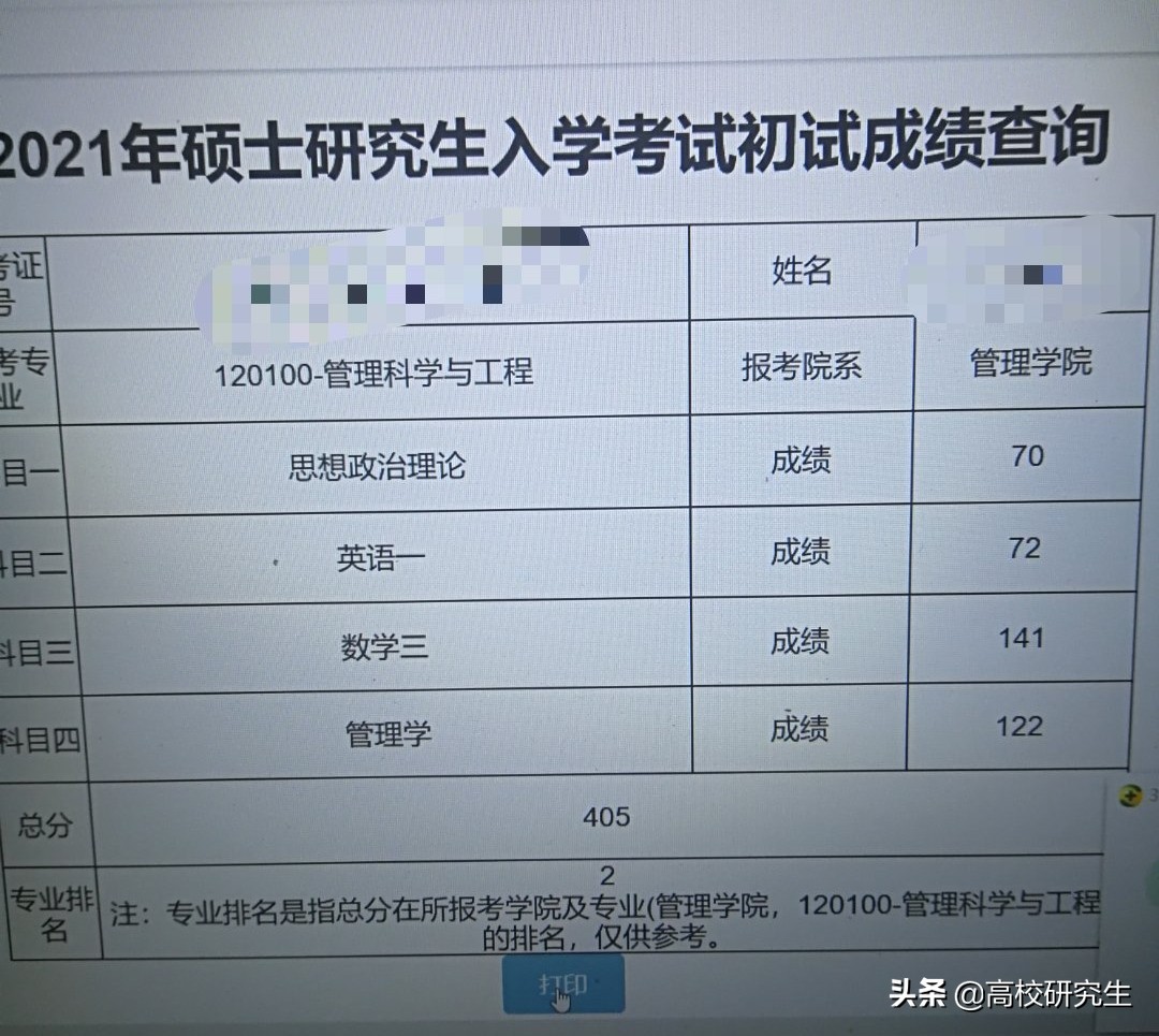 上海大学考研成绩公布！英语一70+不少，数二还有150分