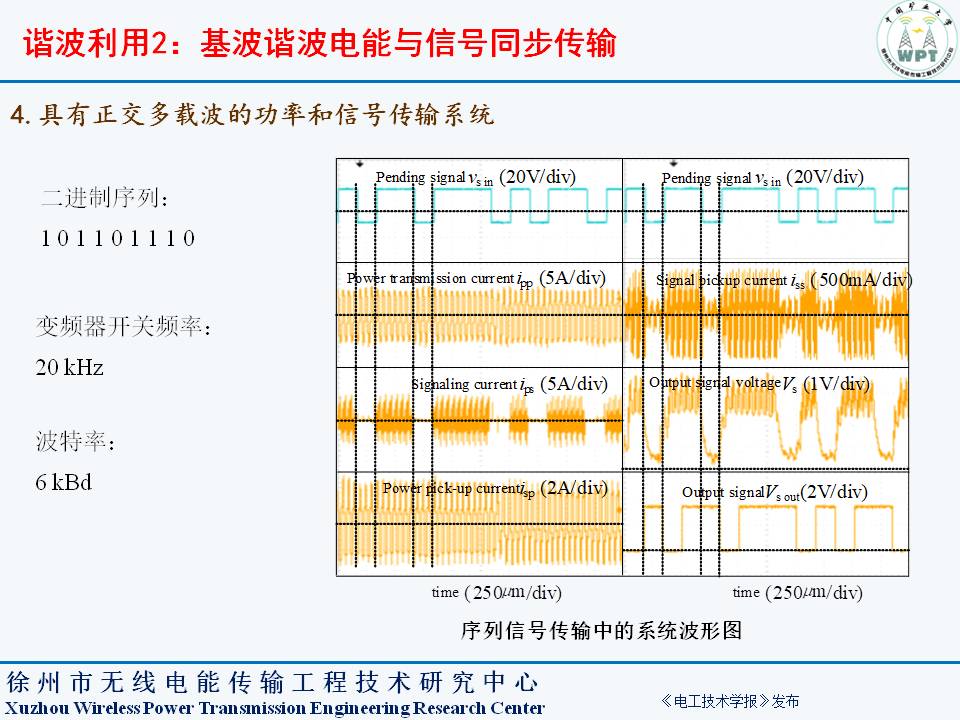 中国矿业大学夏晨阳教授：无线电能传输系统谐波分离与复用技术