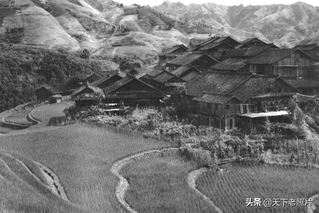 1920年的广西桂林老照片 百年前的当地民族风情