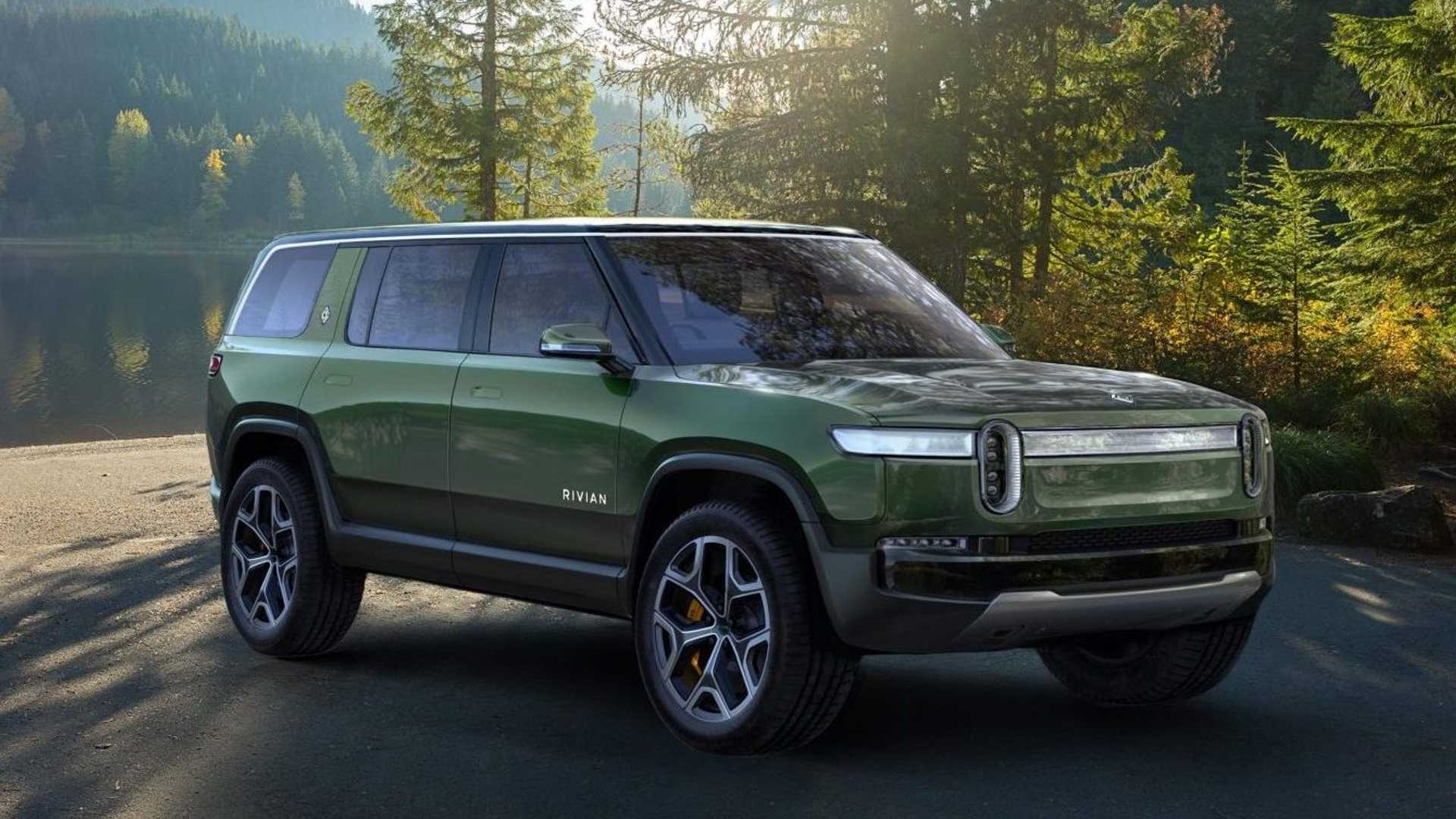 乳白色海豚-Rivian R1S电动式SUV