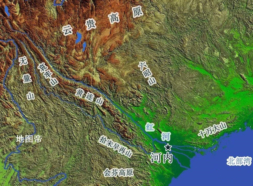 红河三角洲和珠江三角洲地理位置十分相近,当然分属越南和中国两国