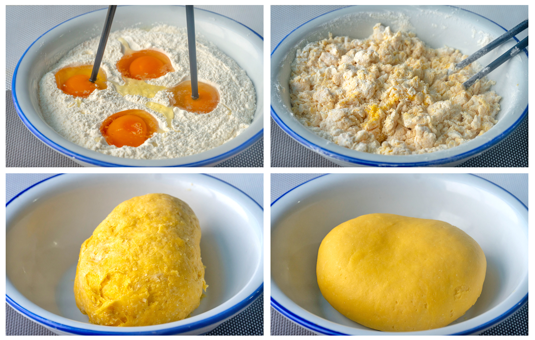 Add a few eggs to the flour to make a delicious and nutritious breakfast that the whole family loves