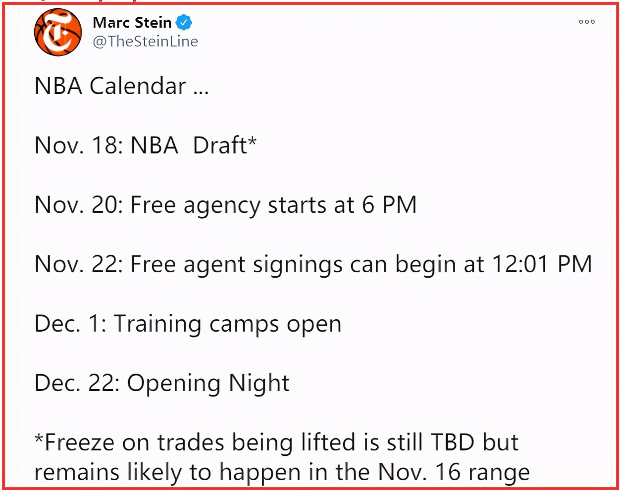 史上最忙碌休賽期！NBA確定自由市場開啟時間，距開賽僅一個月