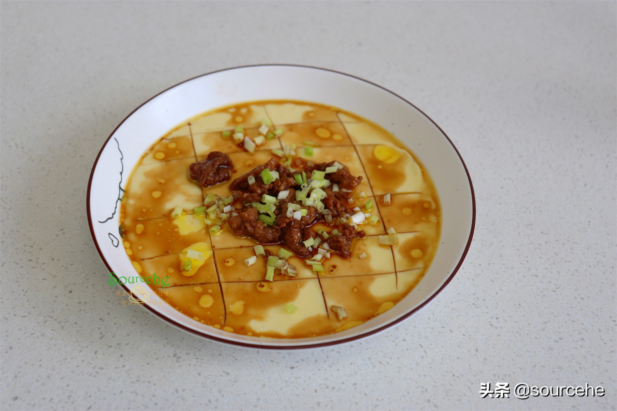 肉末蒸蛋，掌握3个技巧，鸡蛋鲜香无蜂窝，又香又嫩