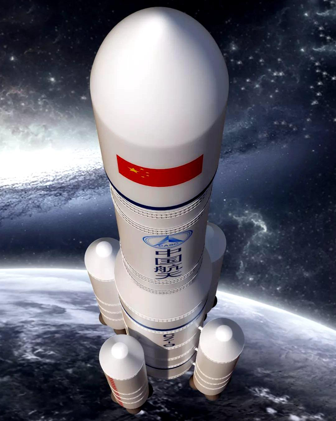 未來要載人登月？我國將研製重型運載火箭，可發射100噸級飛船