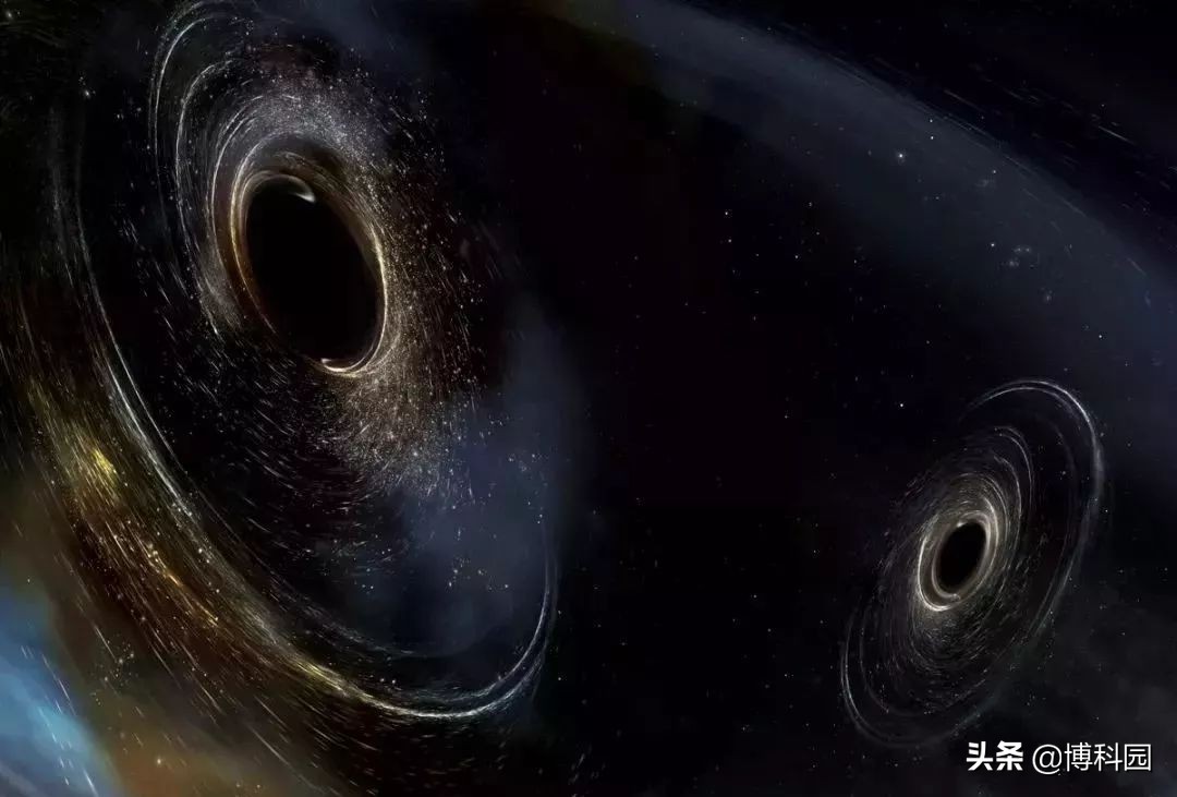 黑洞碰撞产生的引力波，挤压和拉伸空间，导致时空永久性的扭曲