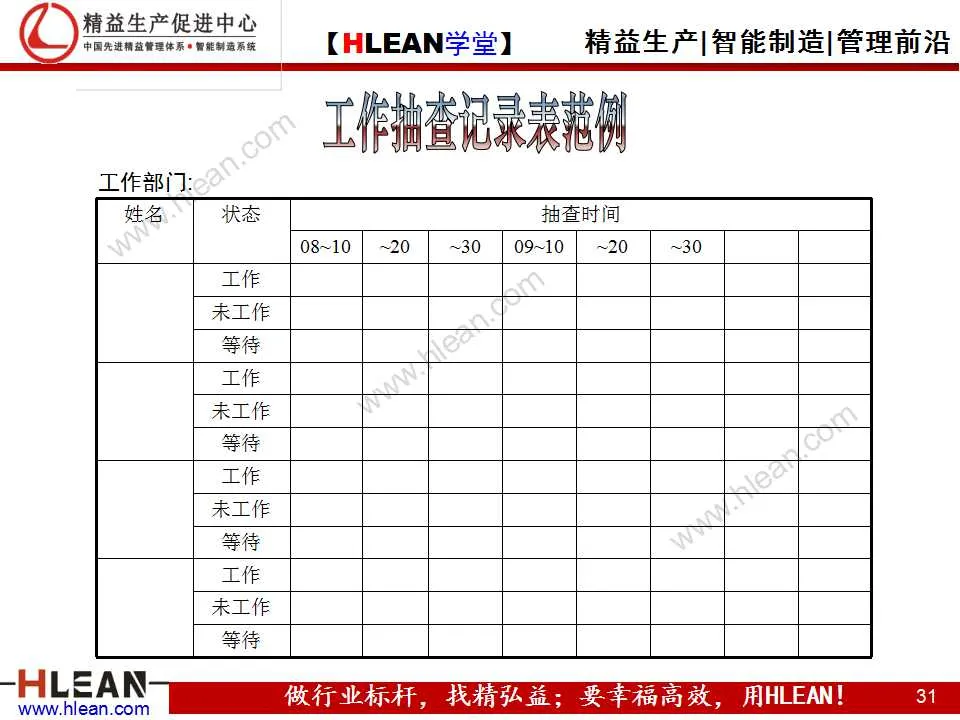 「精益学堂」IE技能训练之工作简化（下篇）