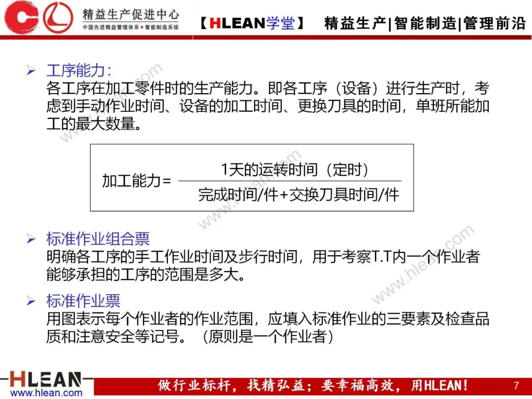 「精益学堂」标准作业及生产线平衡改善