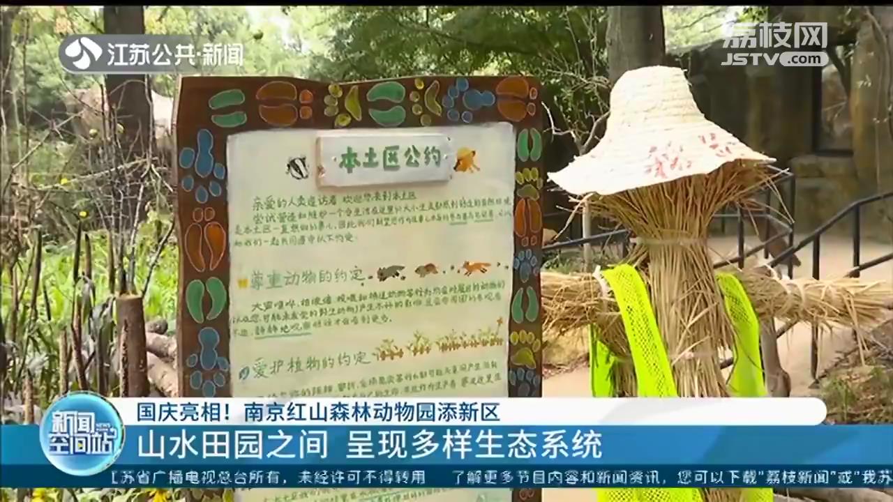 南京红山森林动物园添新区 给“迷路”的本土野生动物找个家