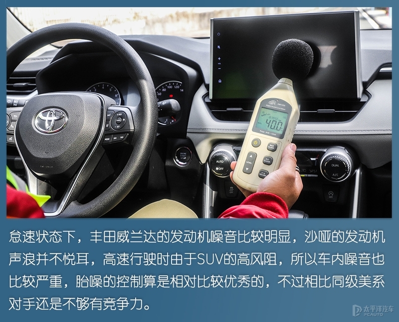 终于轮到丰田威兰达上场，只是还没发威，就把“假人”撞翻