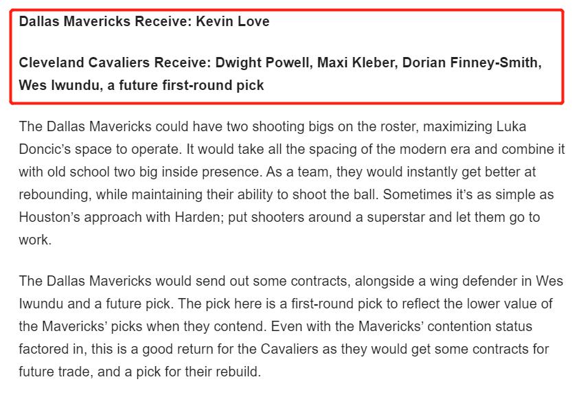 愛神下家最新預測，有望5換1馳援東契奇，要成詹皇的衝冠勁敵？-黑特籃球-NBA新聞影音圖片分享社區