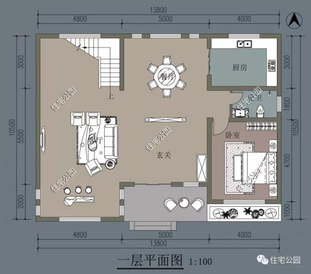 精选图库：20套农村美式风格户型图