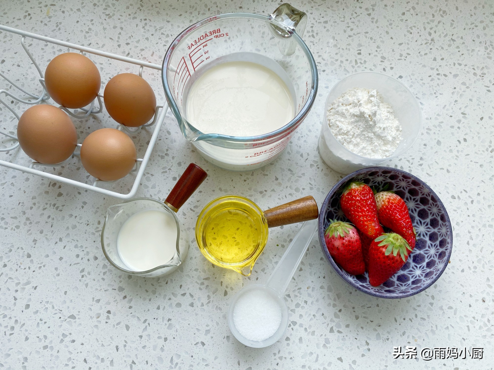 清明踏青時節，分享一款方便攜帶的鹹奶油蛋糕，清爽美味好吃不膩